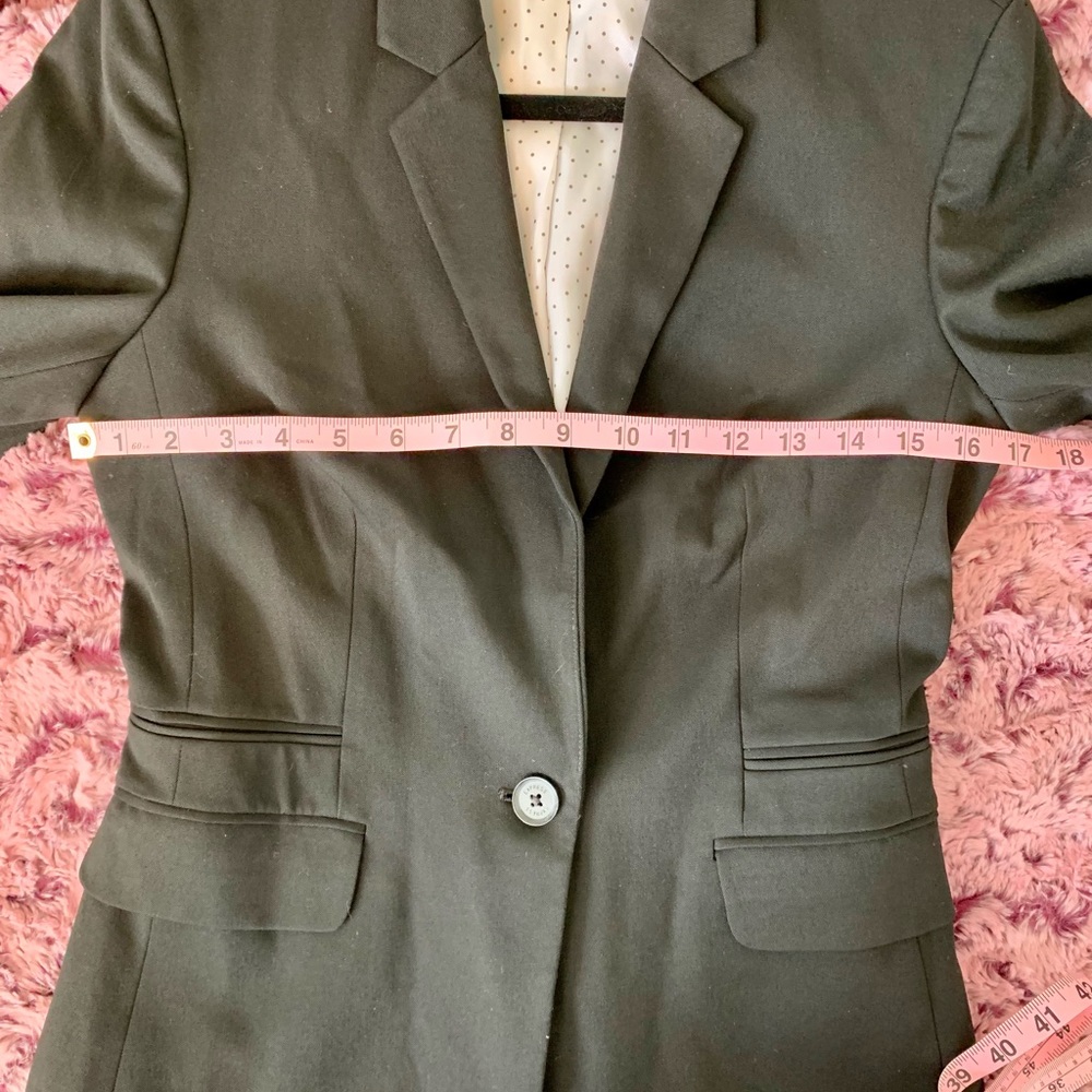 Black Express Single Button Blazer - image 8